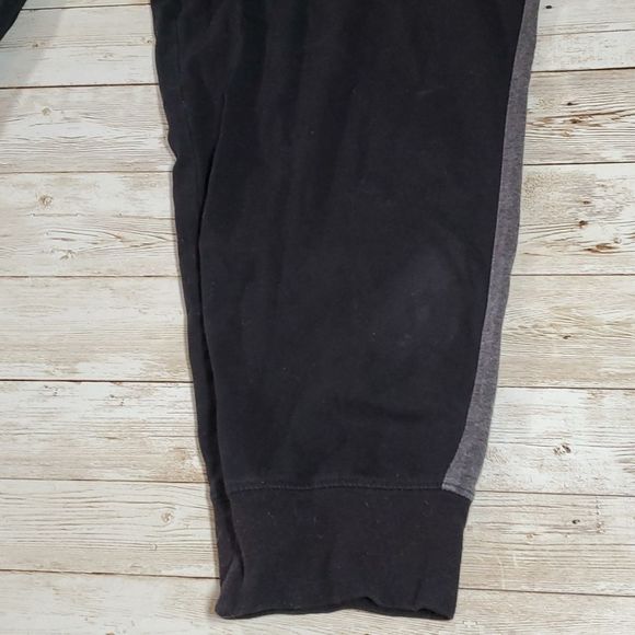 TOMBOYX Tomboy Joggers Sweatpants Size 2X Pockets Black Grey Stripe Down Legs‎ - Picture 3 of 8